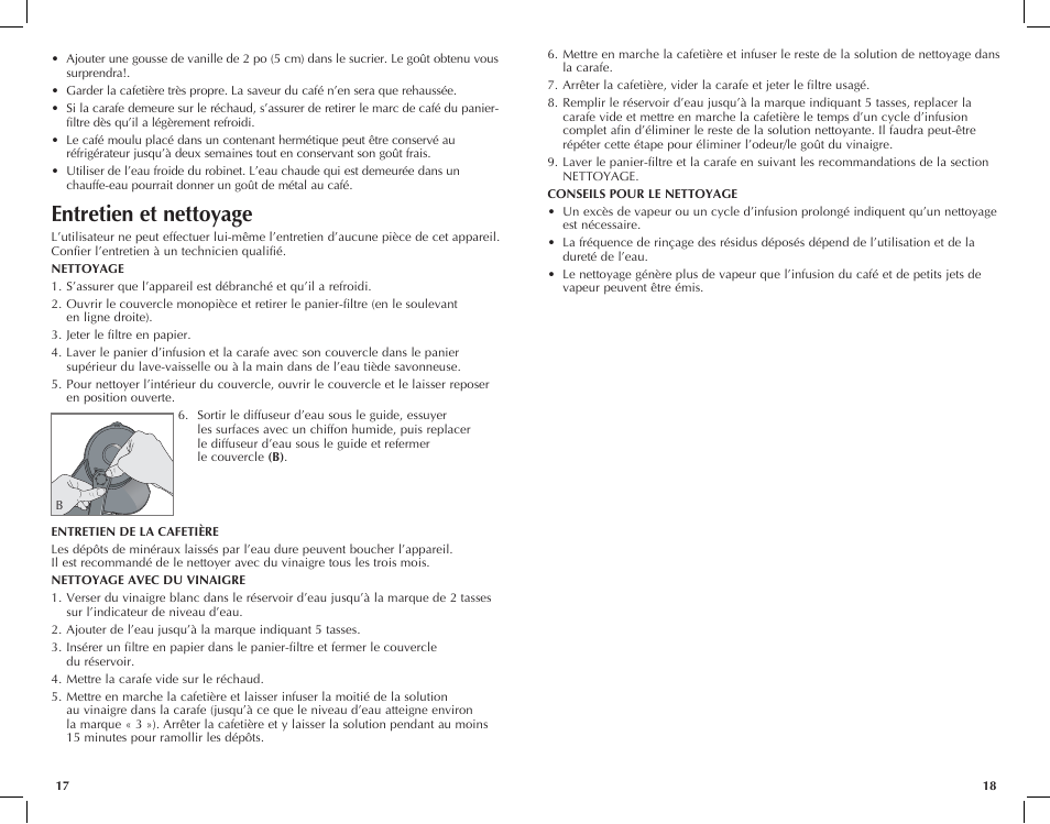 Entretien et nettoyage | Black & Decker DCM600W User Manual | Page 10 / 13