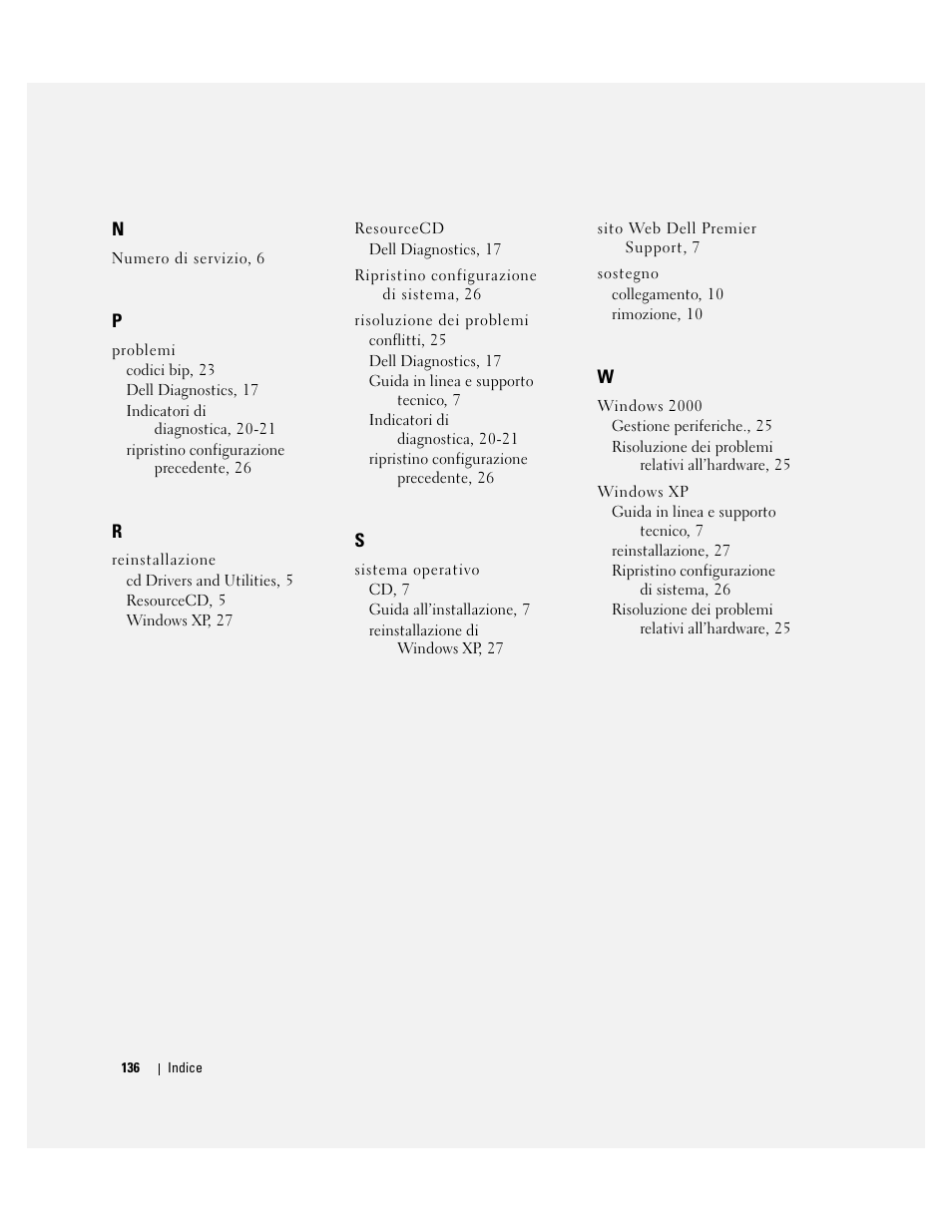 Dell OptiPlex 170L User Manual | Page 136 / 202