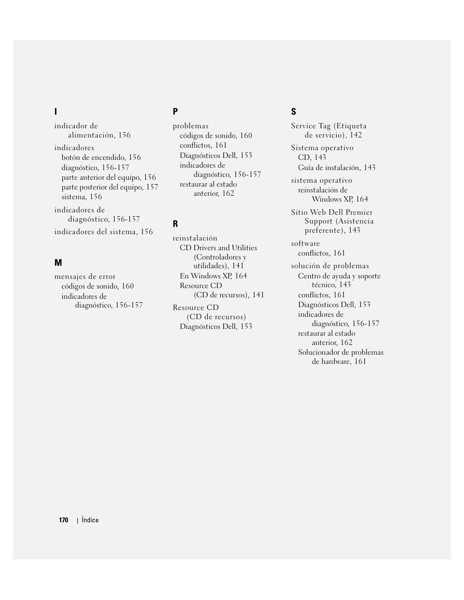 Dell OptiPlex 170L User Manual | Page 170 / 202