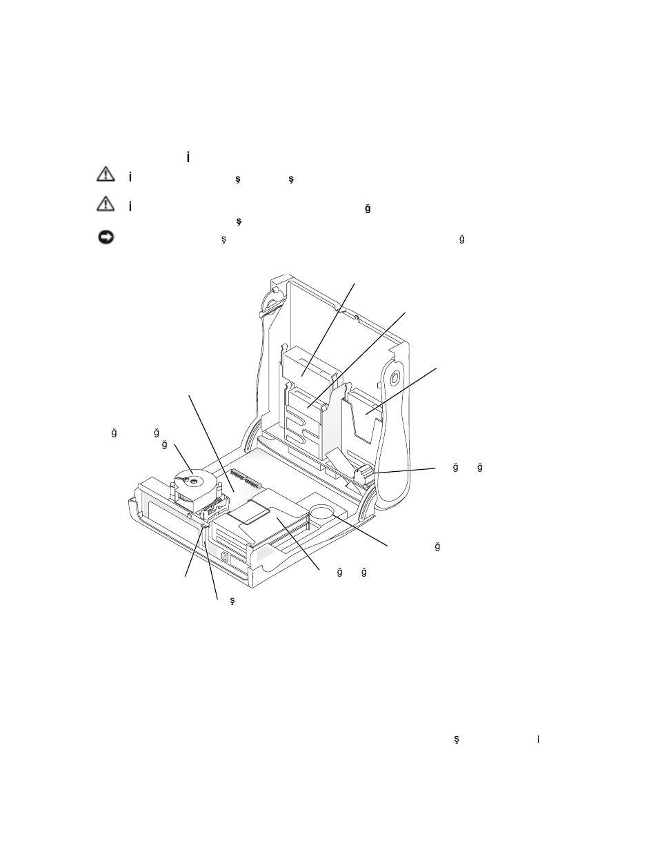 Bilgisayarınızın içi, Bilgisayarınızın | Dell OptiPlex 170L User Manual | Page 179 / 202