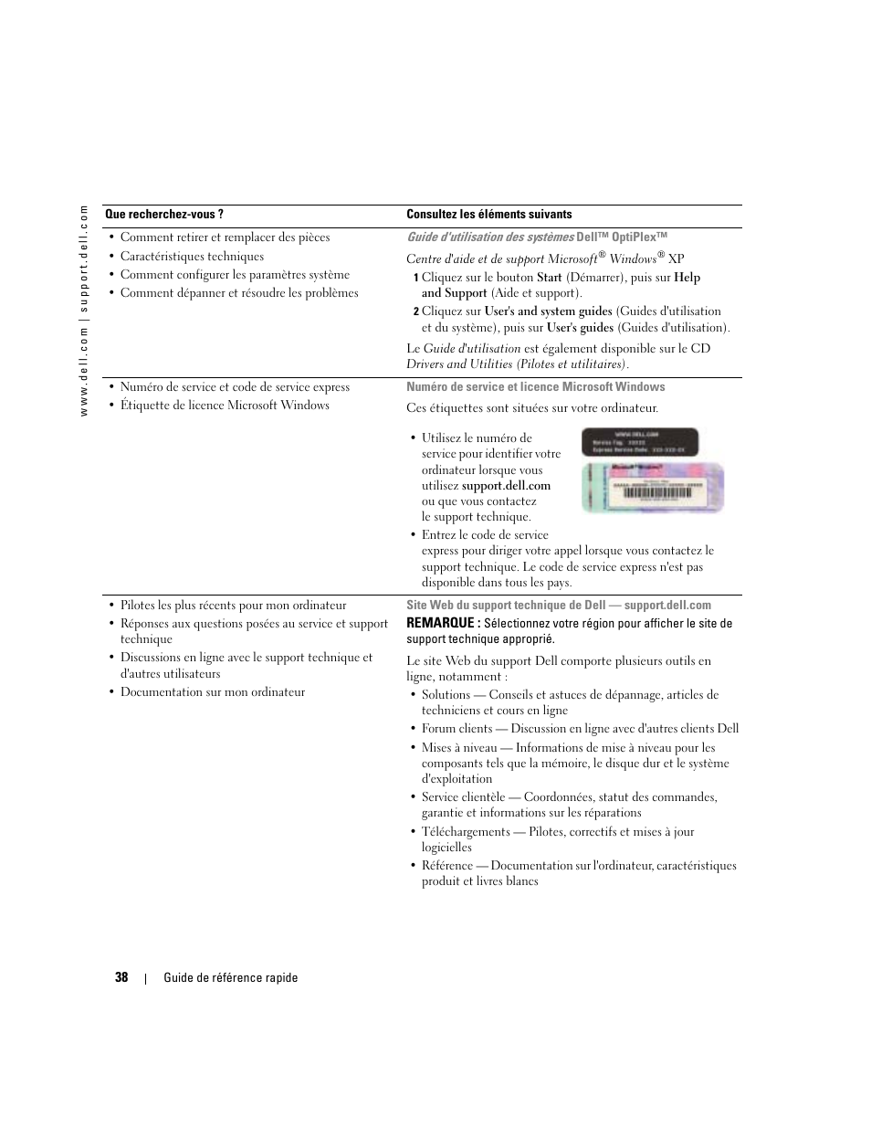 Dell OptiPlex 170L User Manual | Page 38 / 202