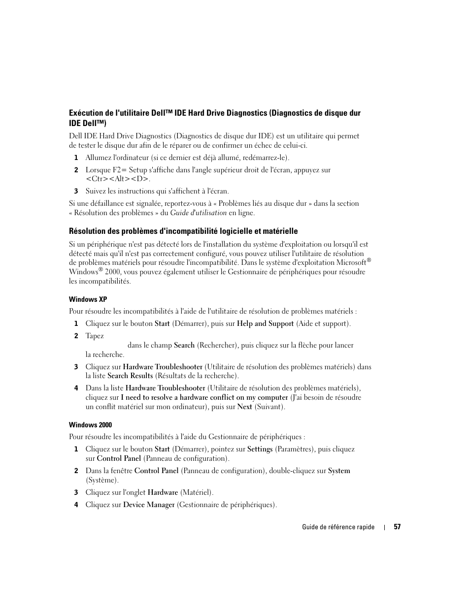 Dell OptiPlex 170L User Manual | Page 57 / 202