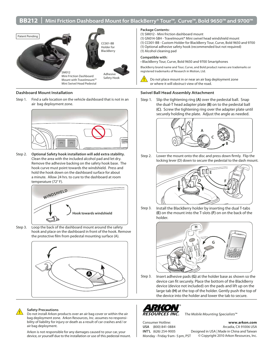 Black & Decker BB212 User Manual | 1 page