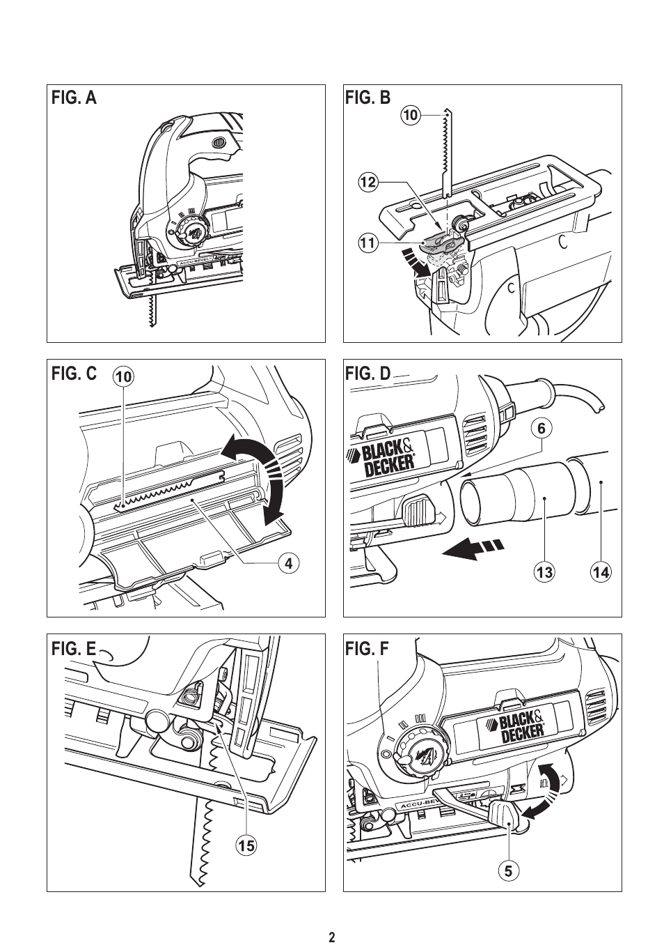 Black & Decker Linea Pro KS650K User Manual | Page 2 / 17