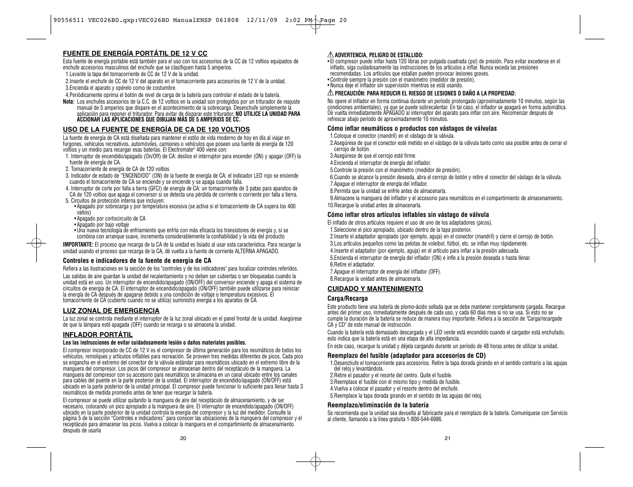 Black & Decker ElectroMate 90556511 User Manual | Page 11 / 13