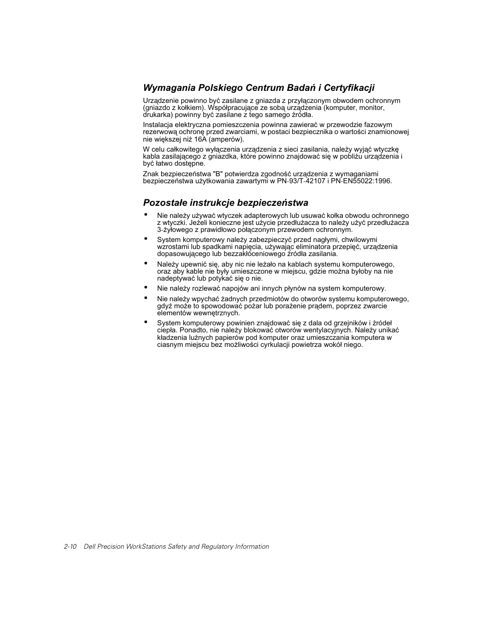 Dell Precision 620 User Manual | Page 20 / 112