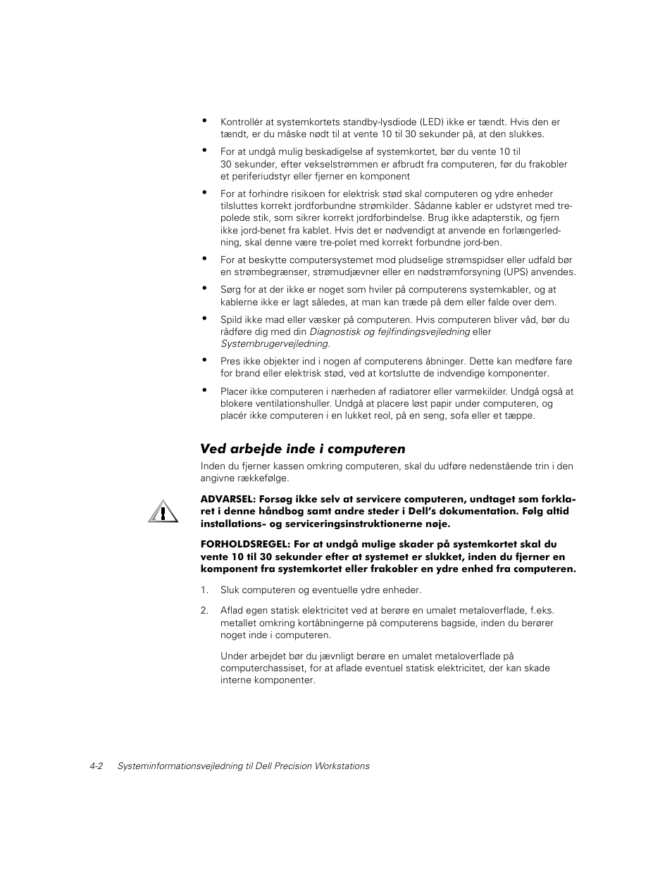 Dell Precision 620 User Manual | Page 32 / 112