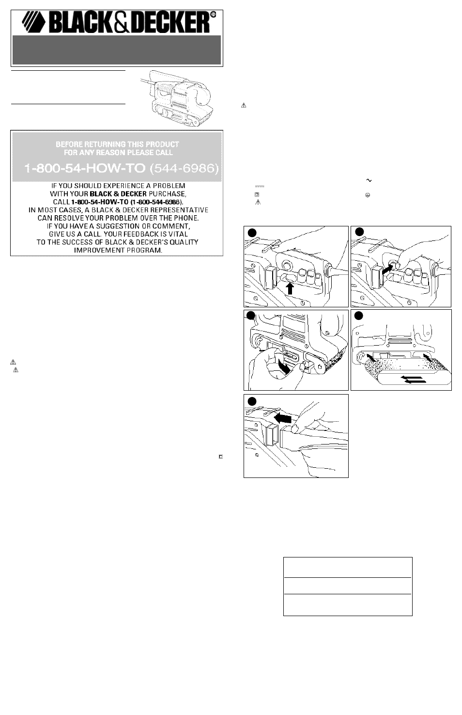 Black & Decker 607527-00 User Manual | 5 pages