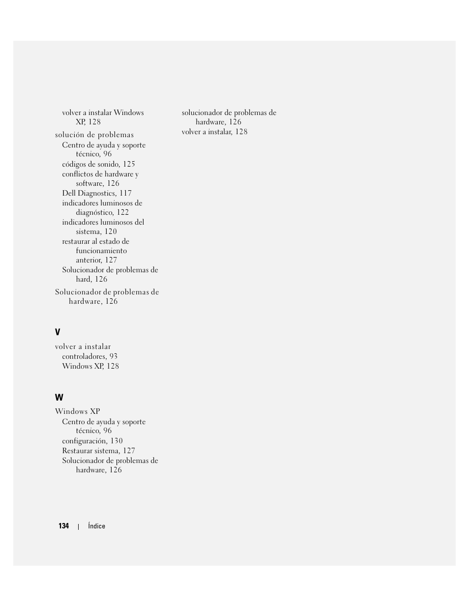 Dell OptiPlex GX520 User Manual | Page 134 / 134