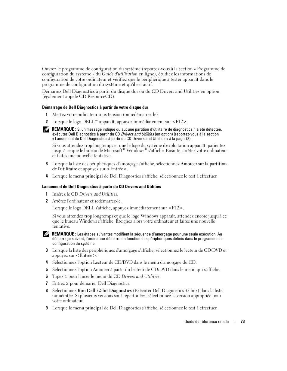 Dell OptiPlex GX520 User Manual | Page 73 / 134