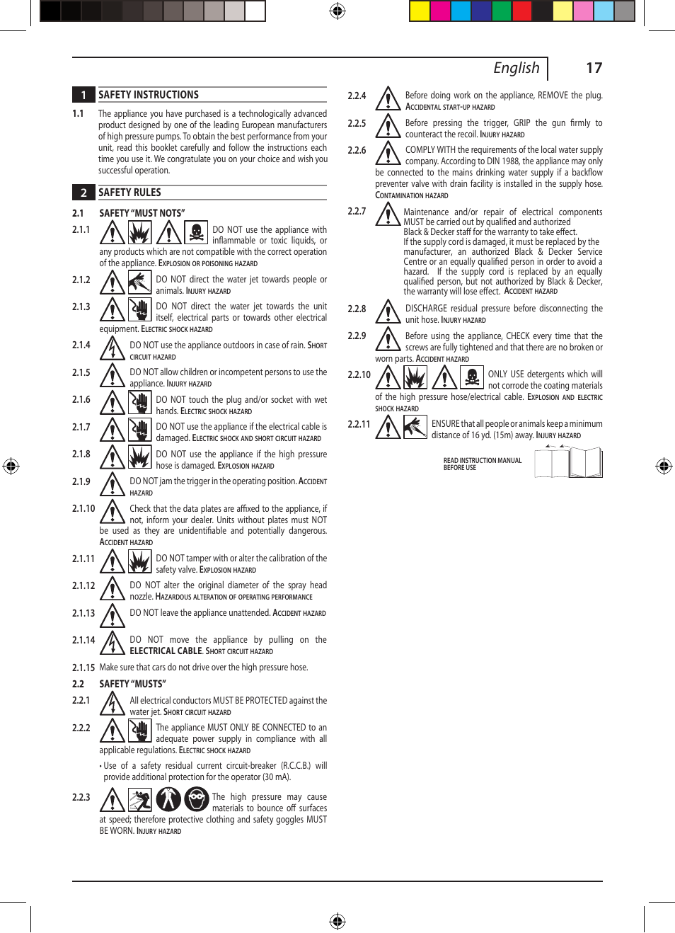 17 english | Black & Decker 662275-03 User Manual | Page 17 / 22