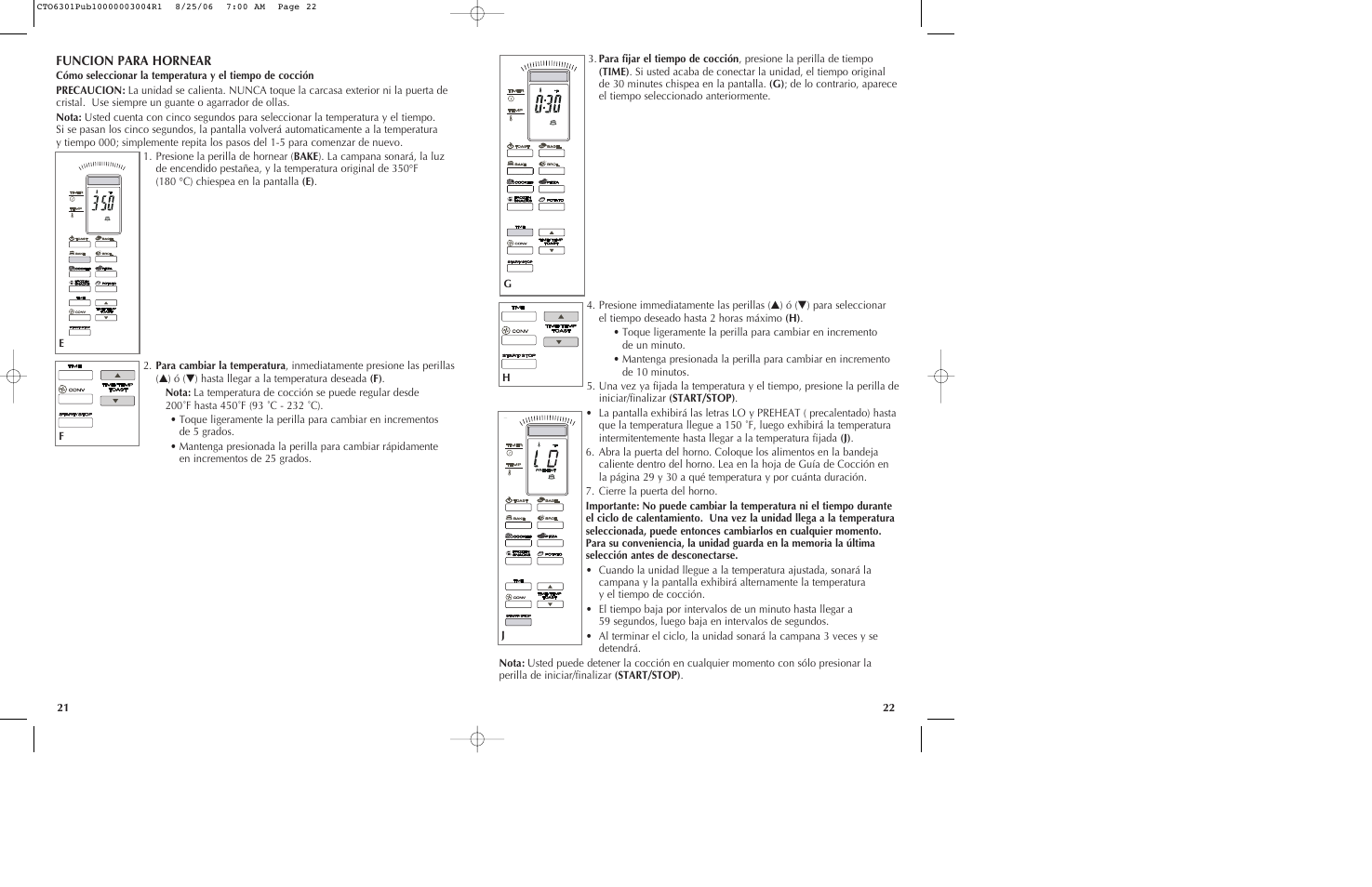 Black & Decker CTO6301 User Manual | Page 12 / 27