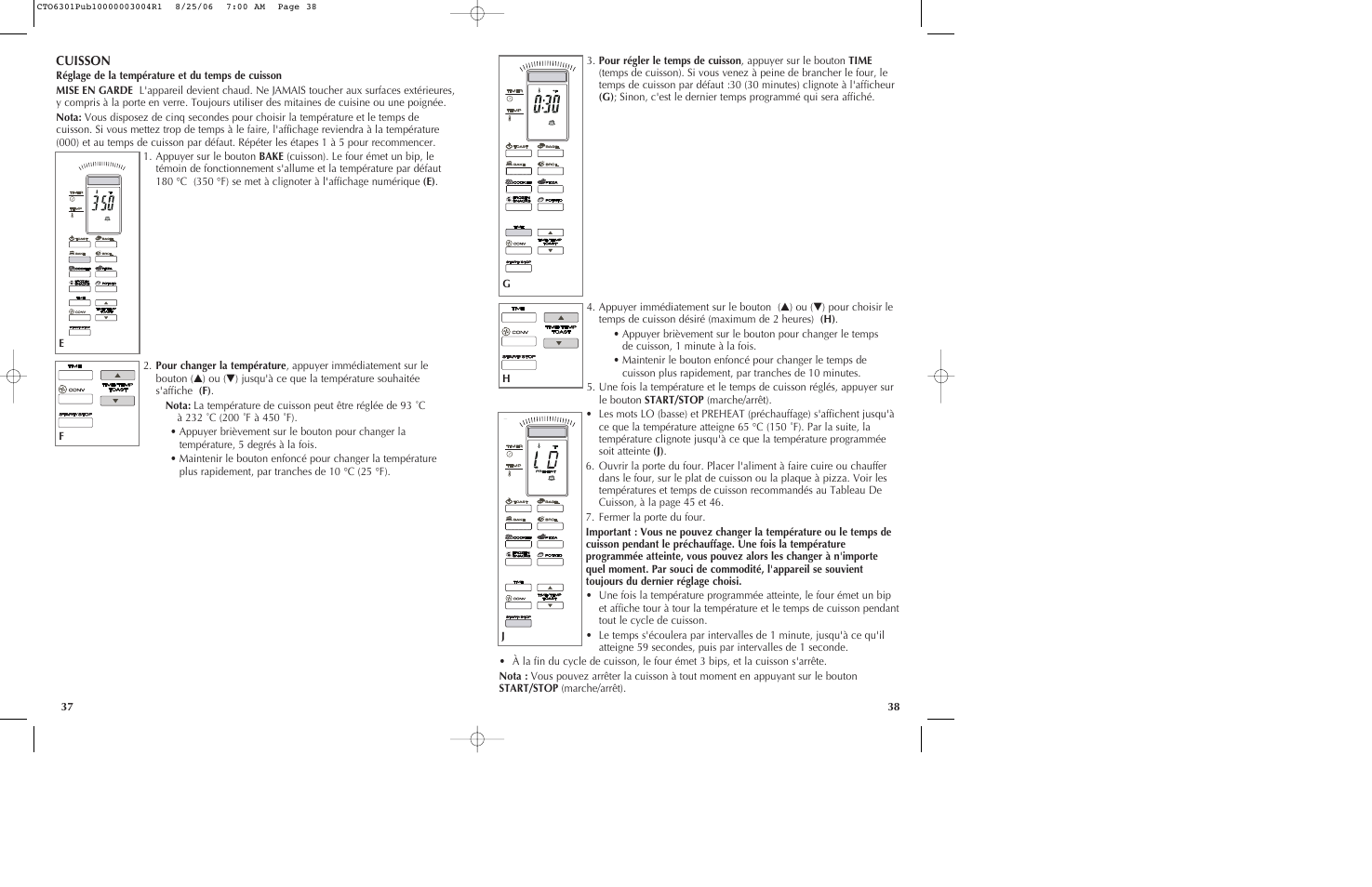 Black & Decker CTO6301 User Manual | Page 20 / 27