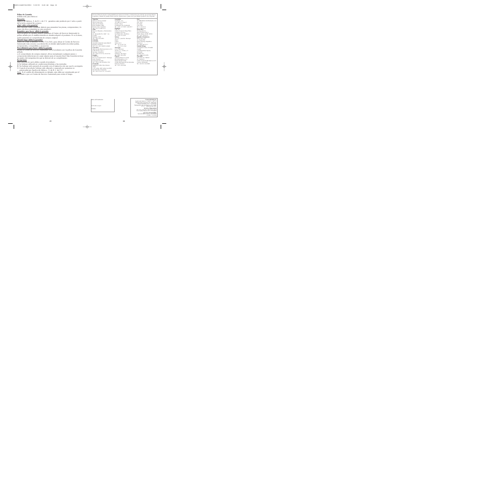 Black & Decker JW200 Series User Manual | Page 12 / 13