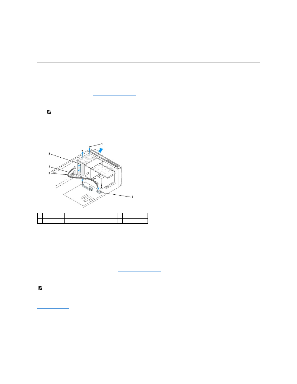 Replacing an optical drive | Dell Vostro A180 (Early 2009) User Manual | Page 10 / 30