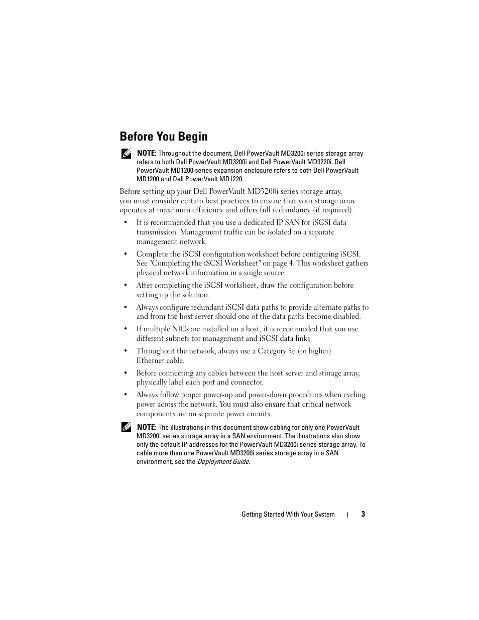 Before you begin | Dell PowerVault MD3200i User Manual | Page 5 / 222