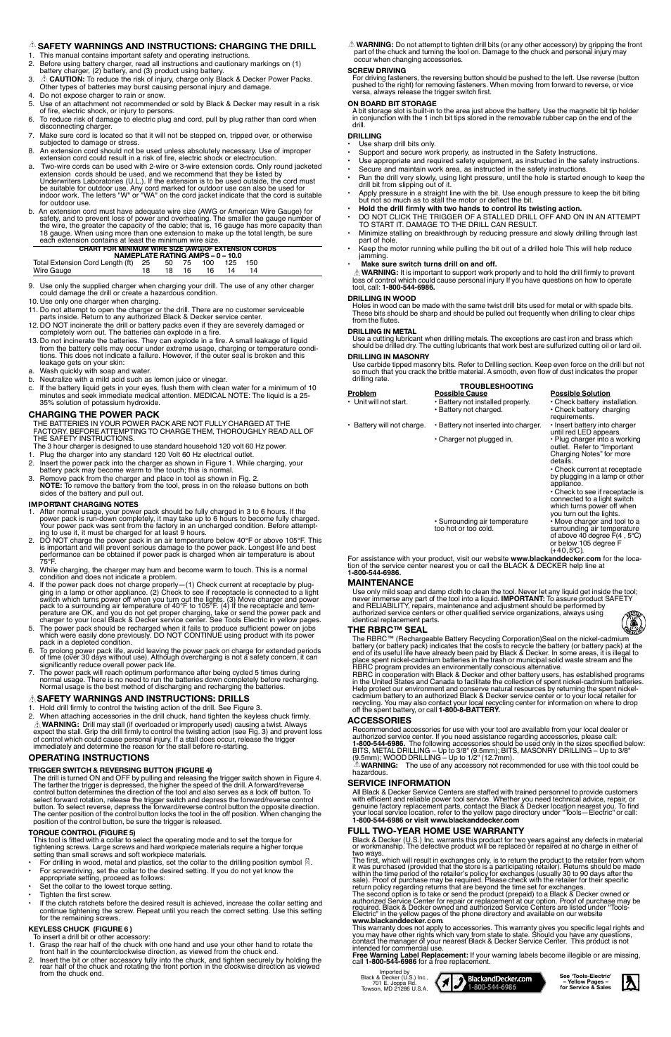 Black & Decker CD9602-LW User Manual | Page 2 / 7