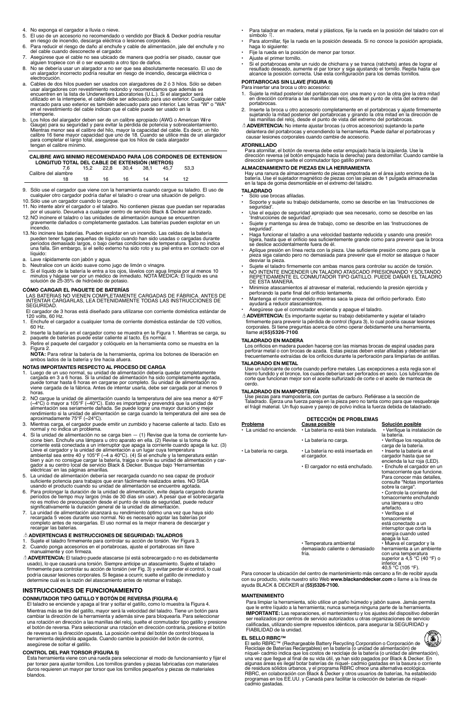Black & Decker CD9602-LW User Manual | Page 6 / 7