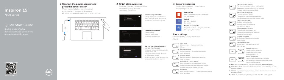 Dell Inspiron 15 7547 User Manual | 2 pages