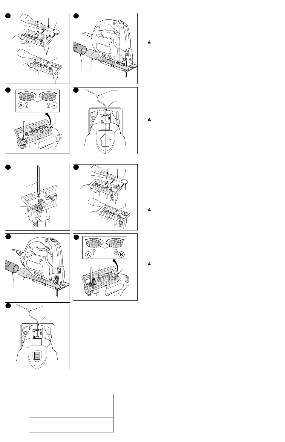 Save these instructions | Black & Decker JS600 User Manual | Page 2 / 6