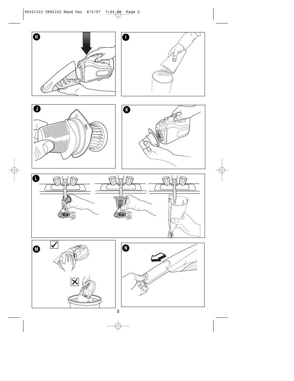 Black & Decker VPX2102 User Manual | Page 5 / 32
