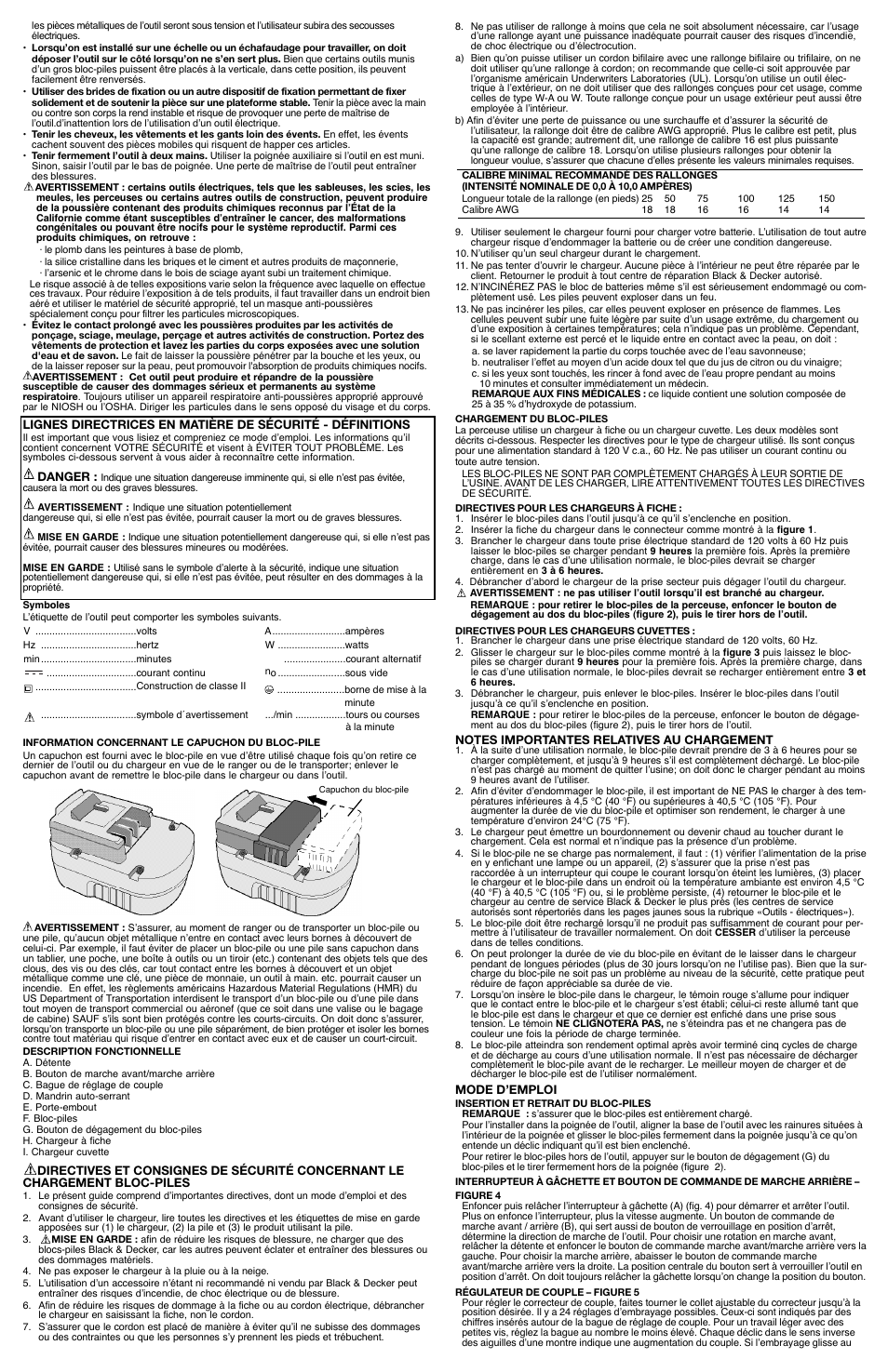 Black & Decker GCO1200 User Manual | Page 4 / 7