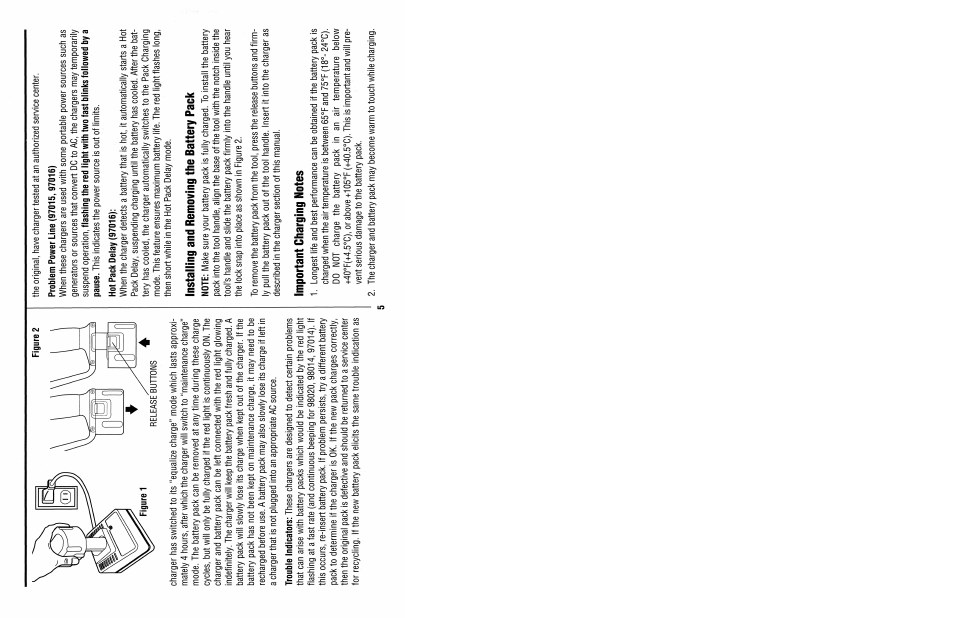 Installing and removing the battery pack, Important charging notes | Black & Decker TRIMCAT 2832 User Manual | Page 7 / 16