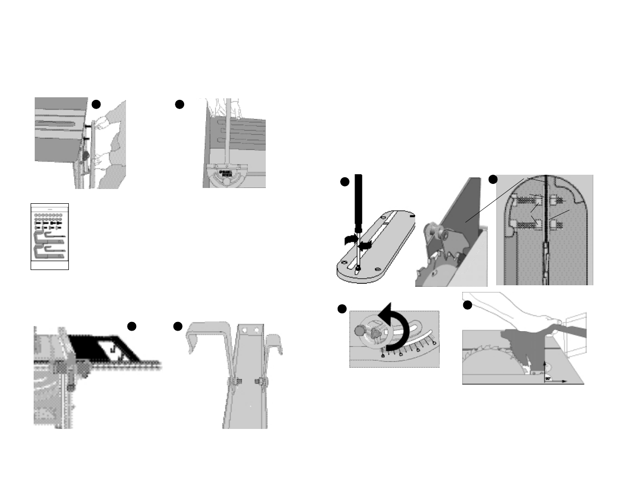 Ajustes | Black & Decker 606404-00 User Manual | Page 38 / 46