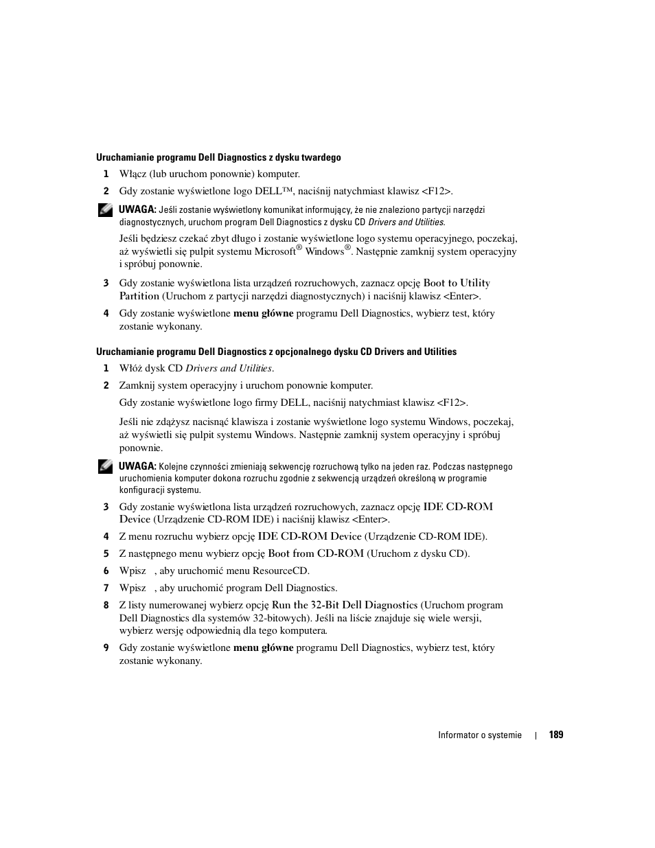Dell OptiPlex 170L User Manual | Page 189 / 238