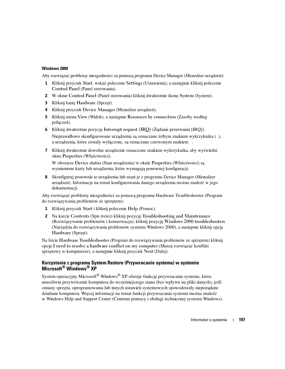 Dell OptiPlex 170L User Manual | Page 197 / 238