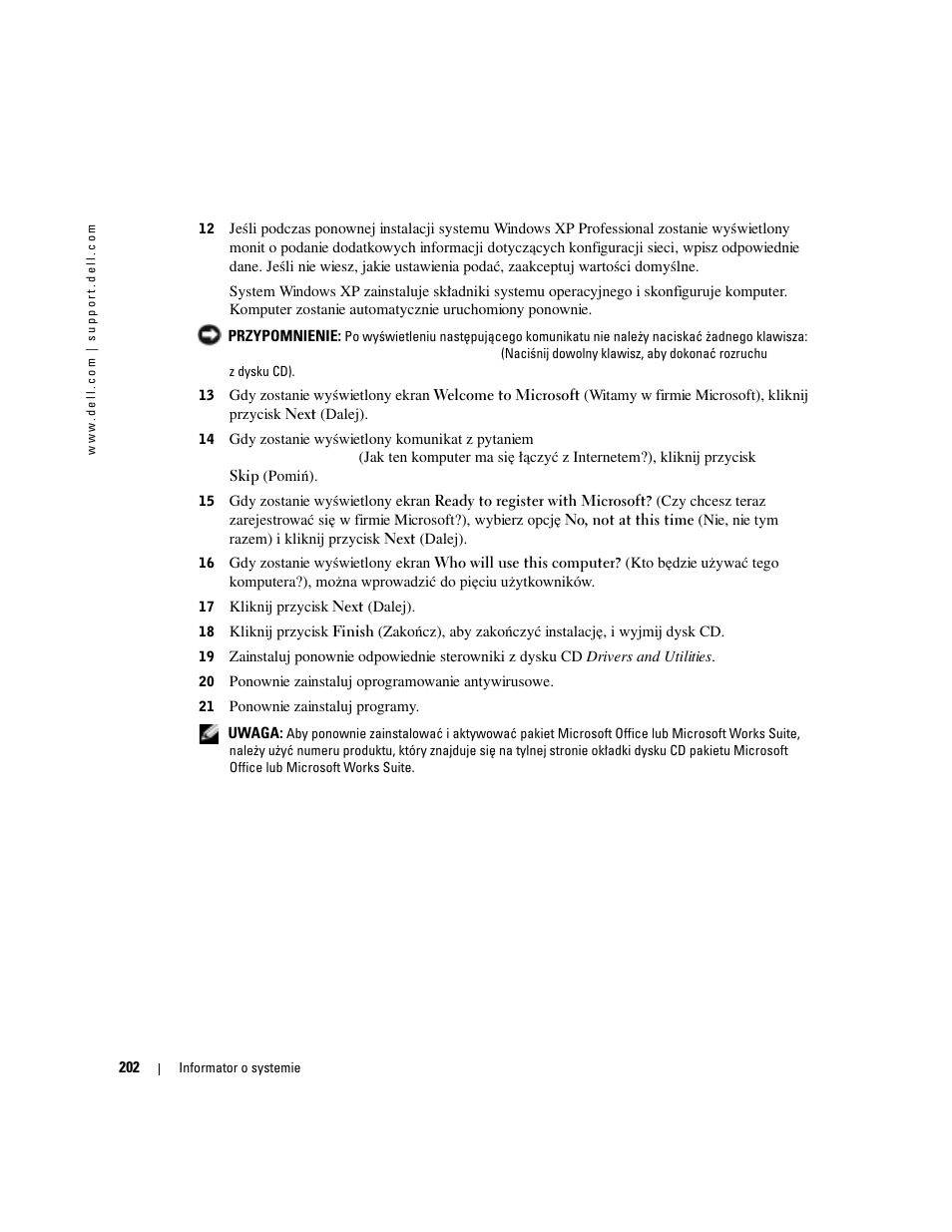 Dell OptiPlex 170L User Manual | Page 202 / 238