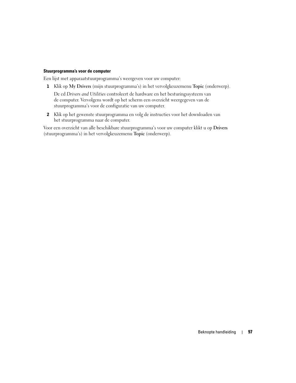 Dell OptiPlex 170L User Manual | Page 97 / 238