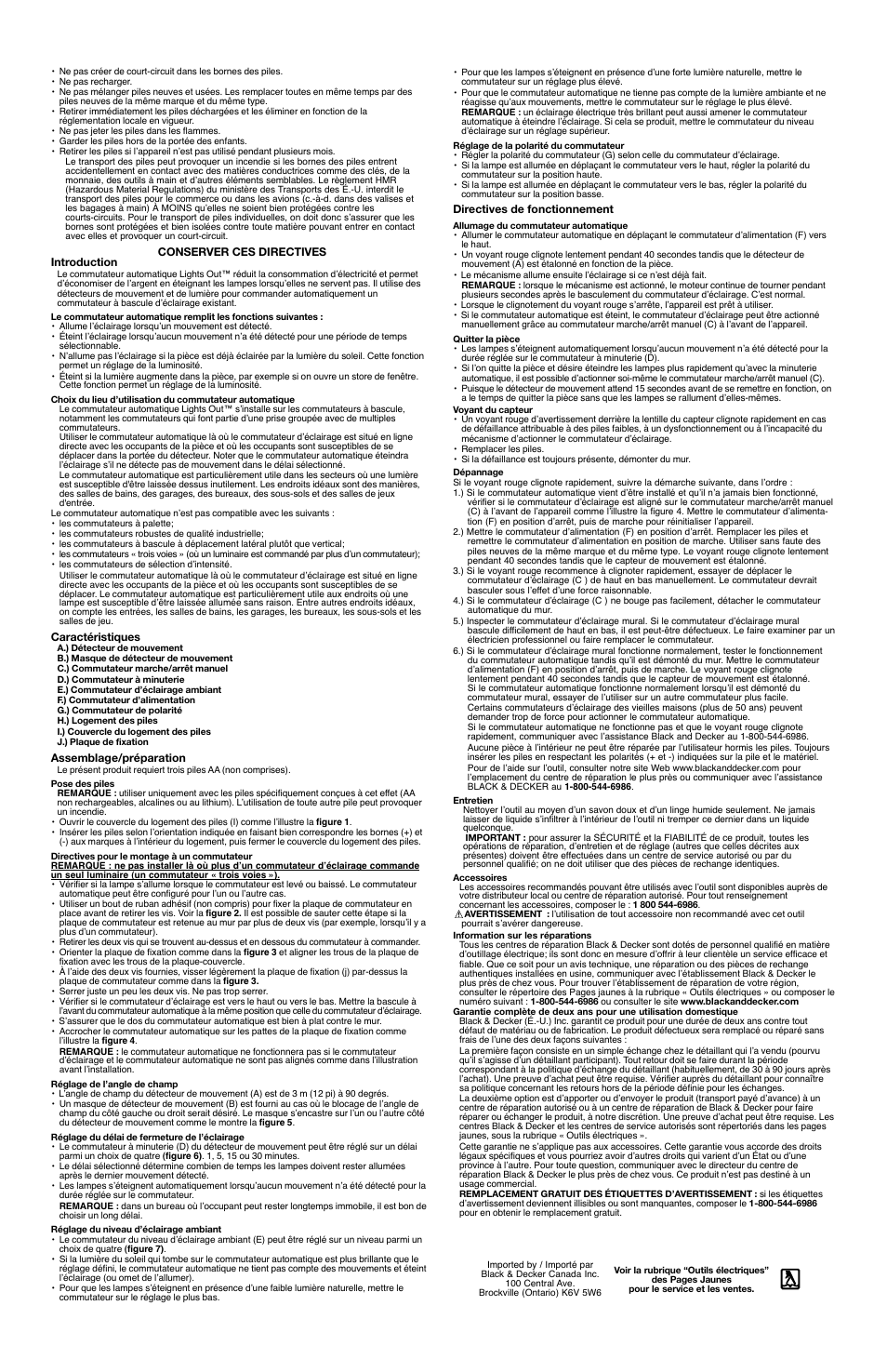 Black & Decker Lights Out 90539953 User Manual | Page 3 / 5