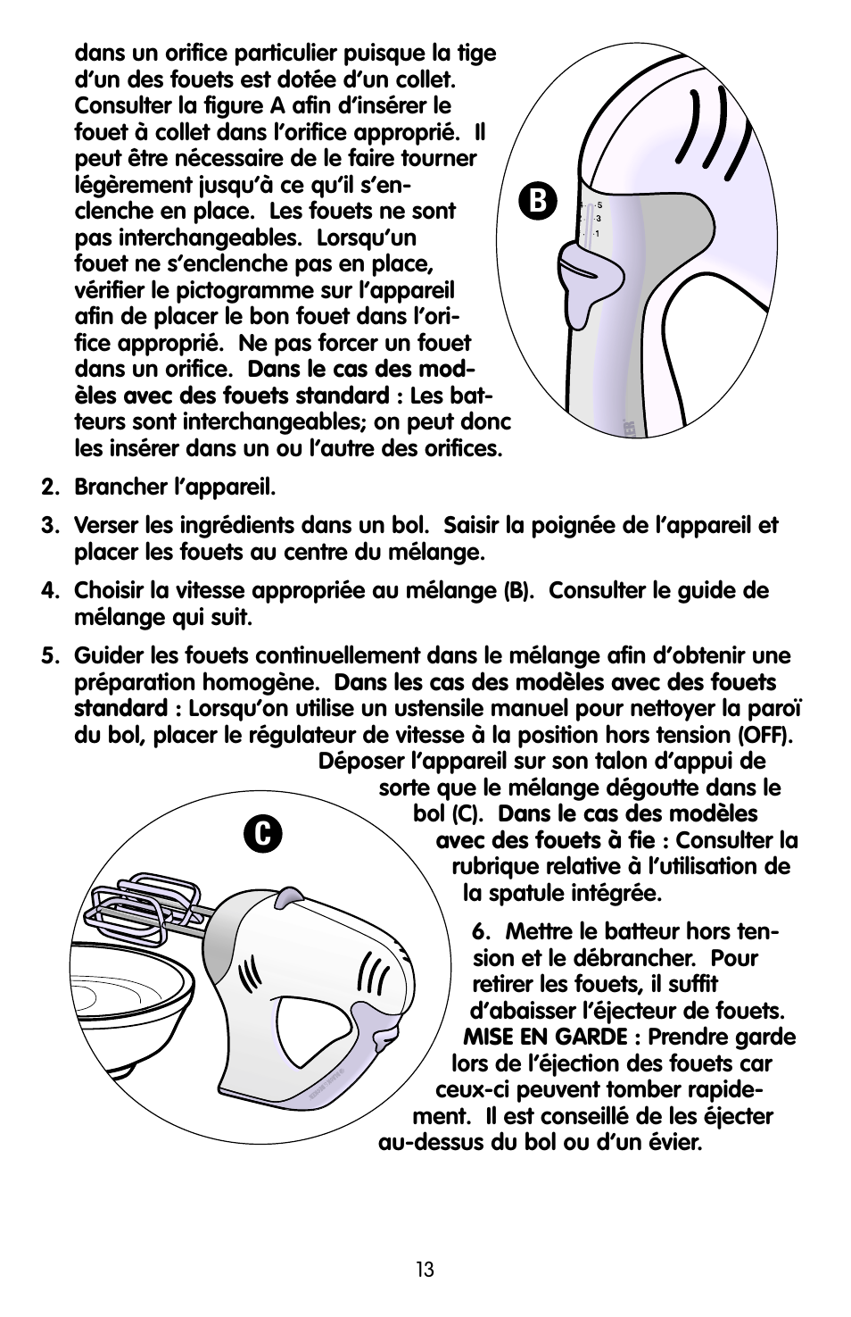 Black & Decker EHM90 User Manual | Page 13 / 16