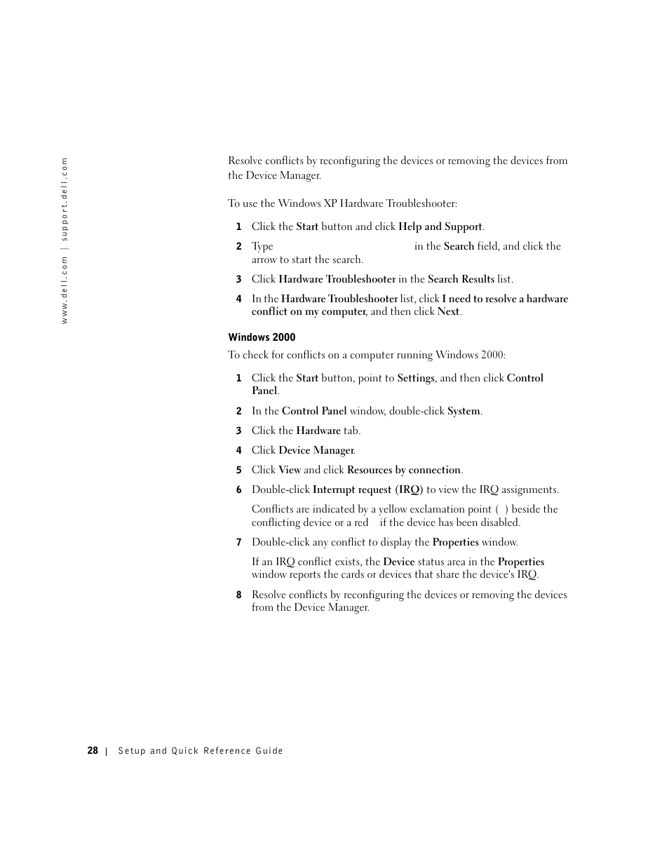 Dell Precision 650 User Manual | Page 28 / 154