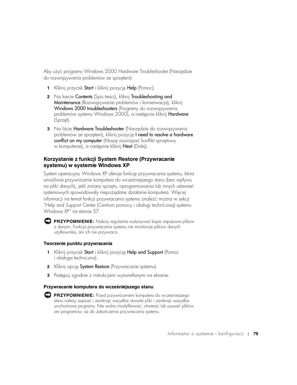 Dell Precision 650 User Manual | Page 79 / 154