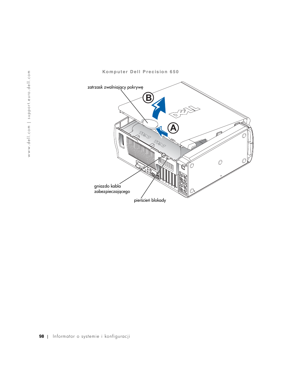 Dell Precision 650 User Manual | Page 98 / 154