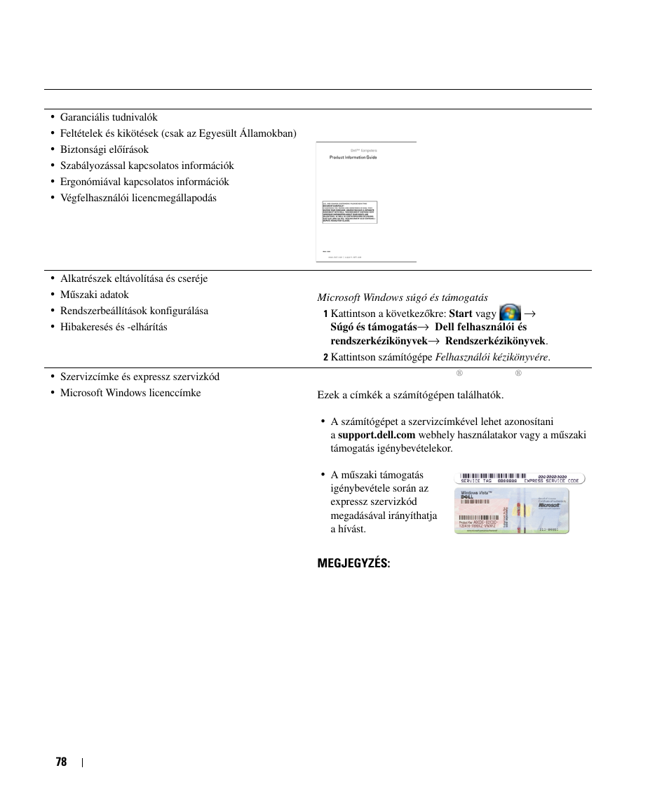 Dell Latitude D630C (Late 2008) User Manual | Page 78 / 168
