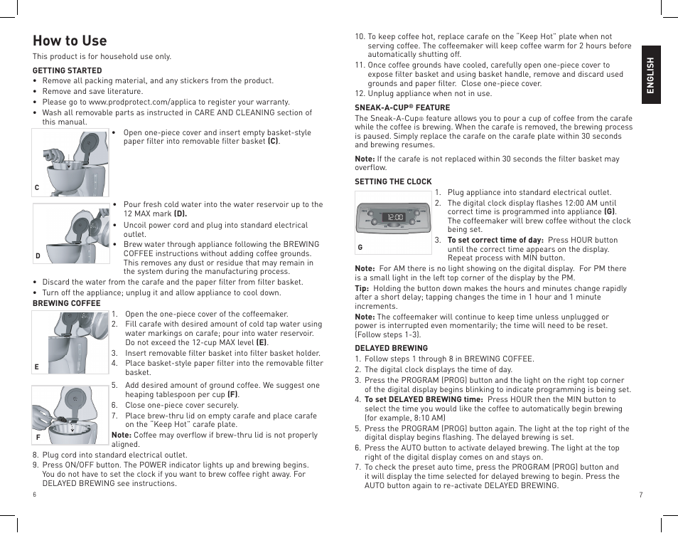 How to use | Black & Decker DLX1050W User Manual | Page 4 / 15