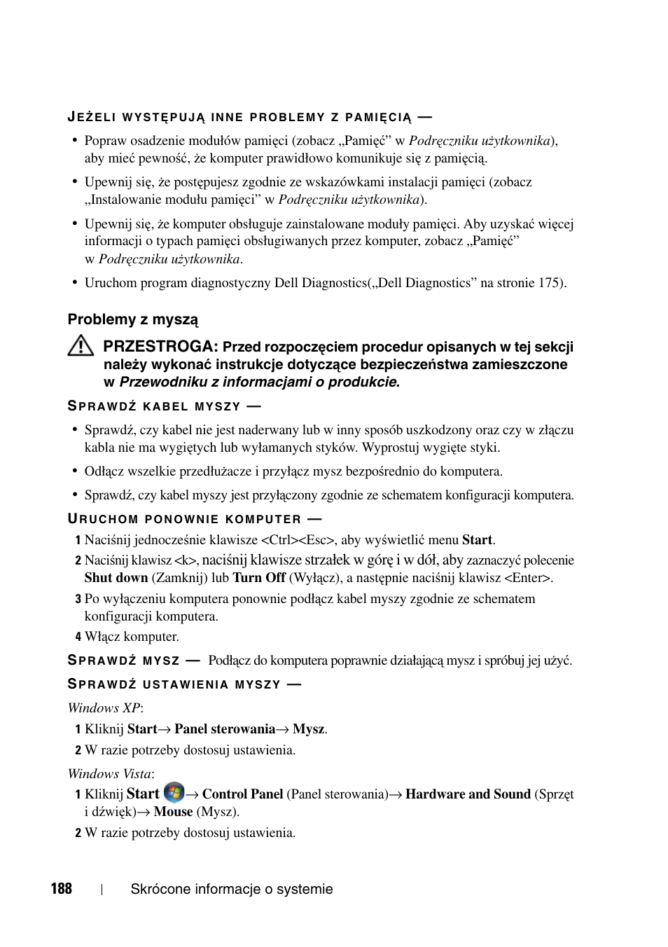 Dell Precision T5400 (Late 2007) User Manual | Page 188 / 340