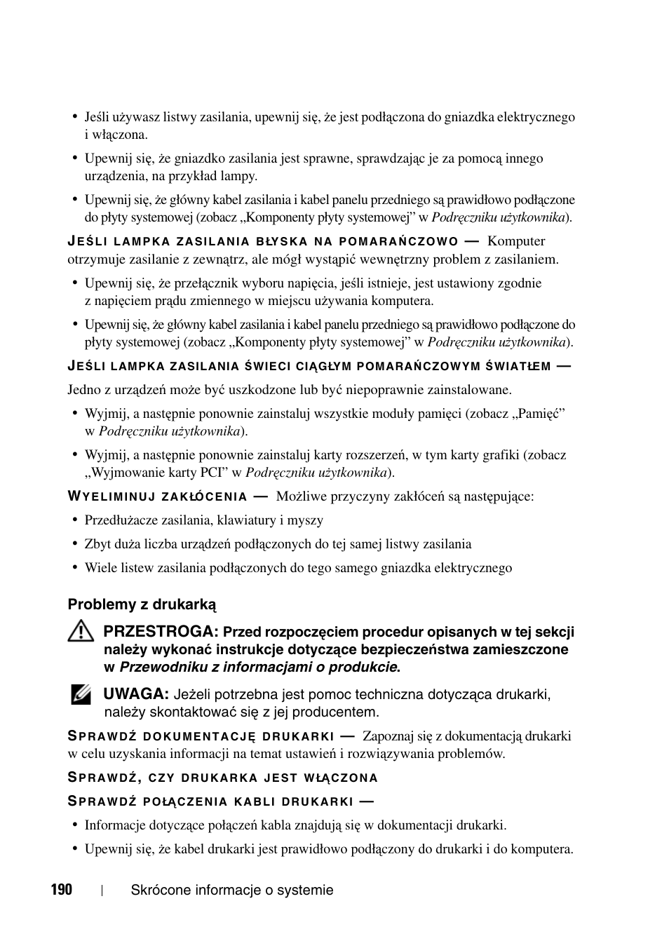Dell Precision T5400 (Late 2007) User Manual | Page 190 / 340