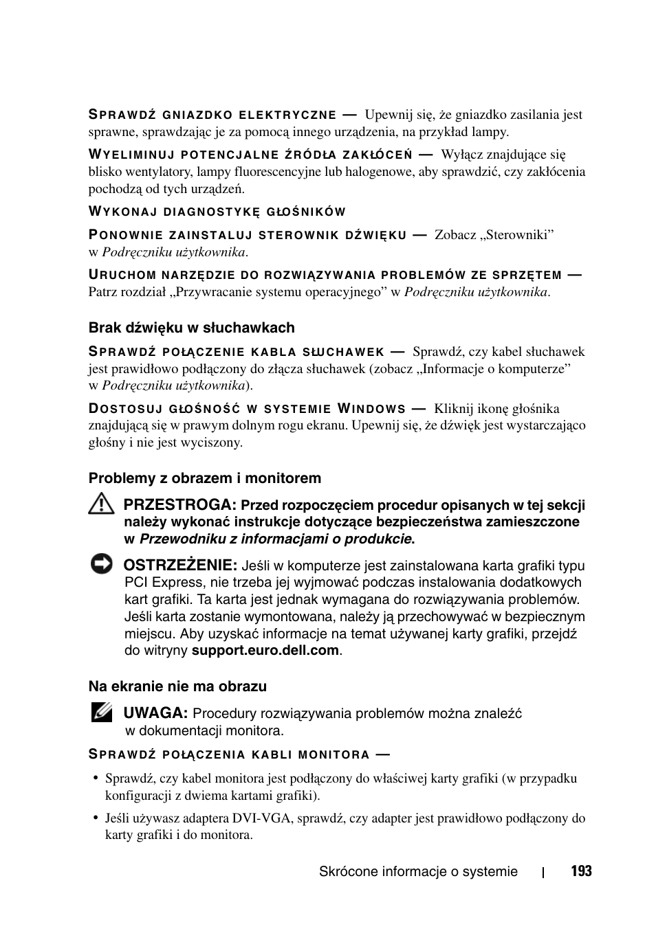 Dell Precision T5400 (Late 2007) User Manual | Page 193 / 340