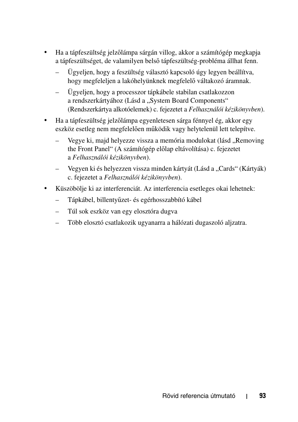 Dell Precision T5400 (Late 2007) User Manual | Page 93 / 340