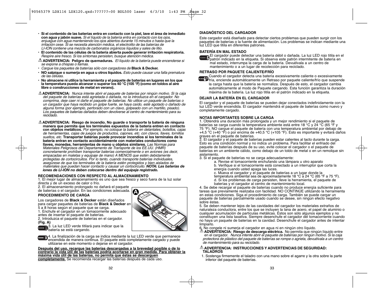 Black & Decker LDX116 User Manual | Page 17 / 21