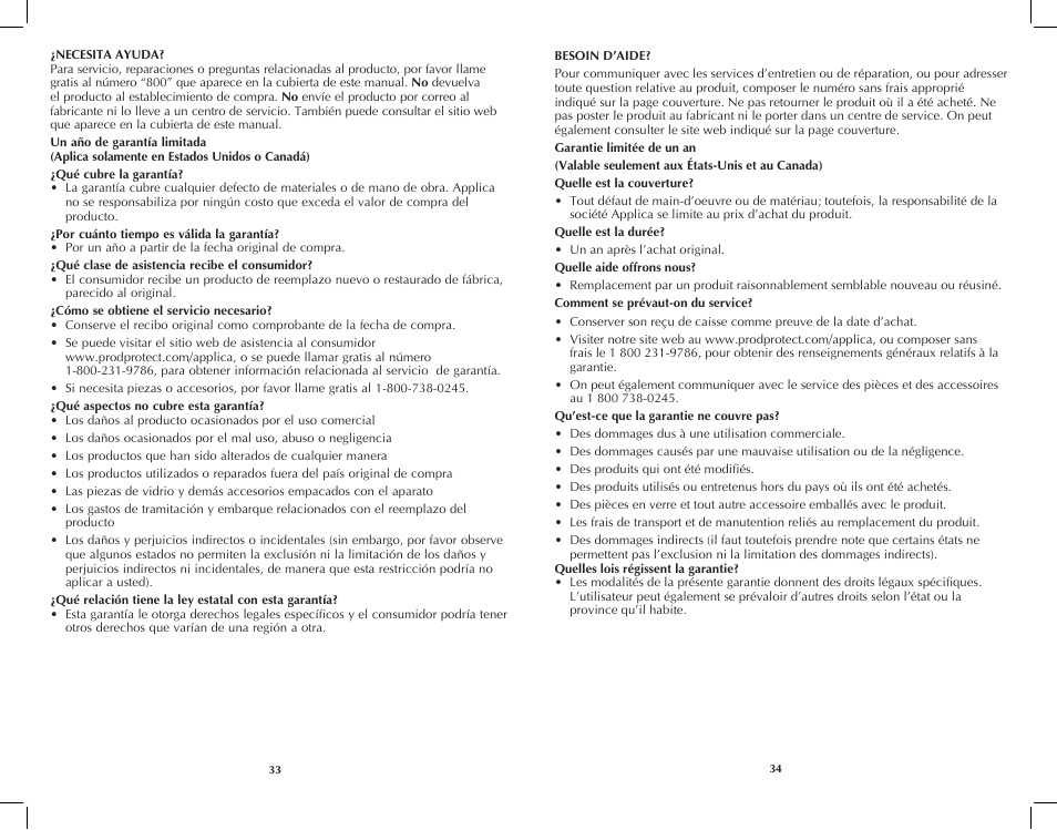 Black & Decker DCM3250B User Manual | Page 18 / 19