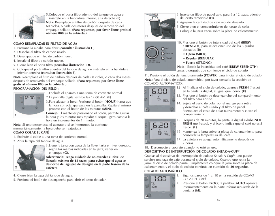 Black & Decker DCM3250B User Manual | Page 9 / 19