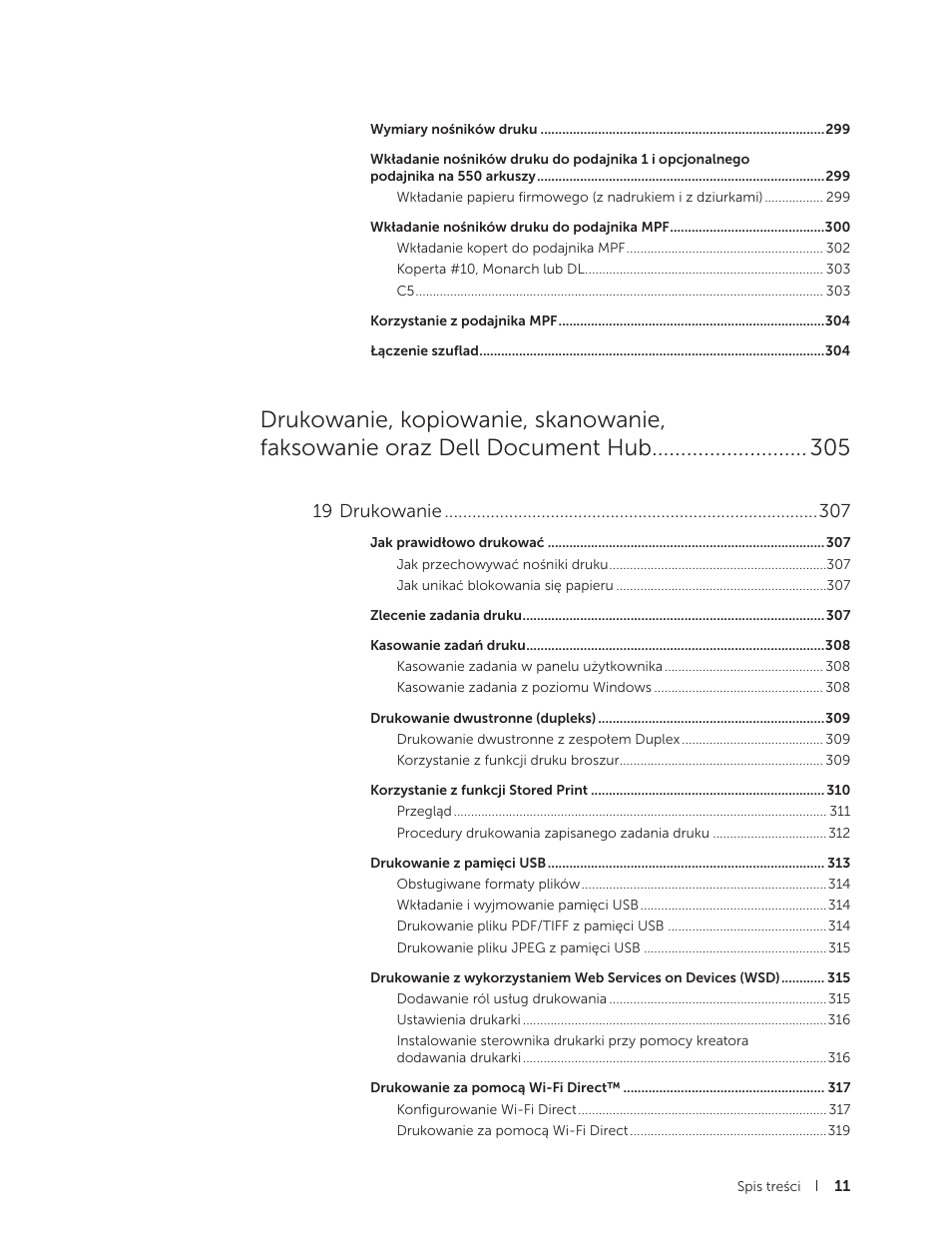 19 drukowanie | Dell C2665dnf Color Laser Printer User Manual | Page 11 / 564