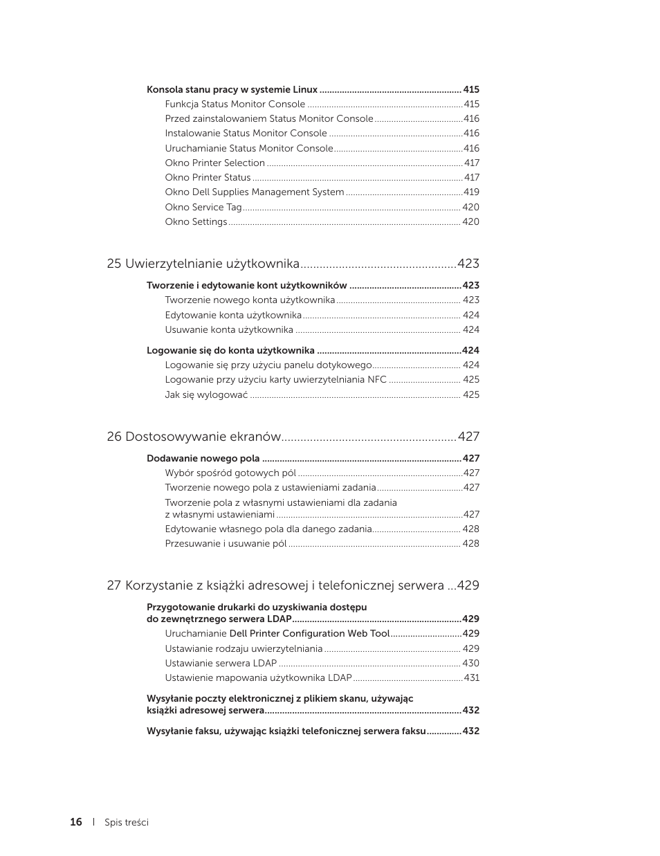 Dell C2665dnf Color Laser Printer User Manual | Page 16 / 564