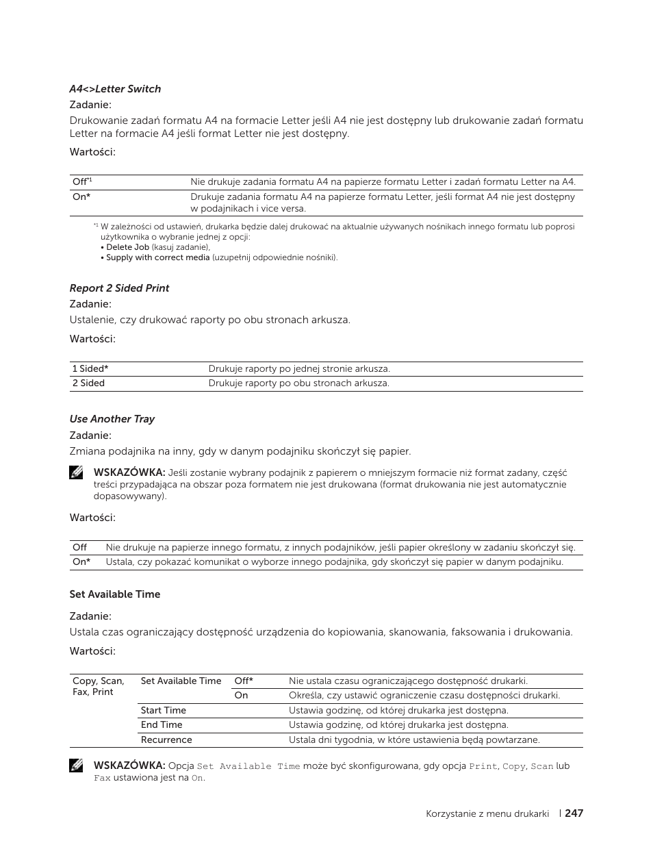 Dell C2665dnf Color Laser Printer User Manual | Page 247 / 564