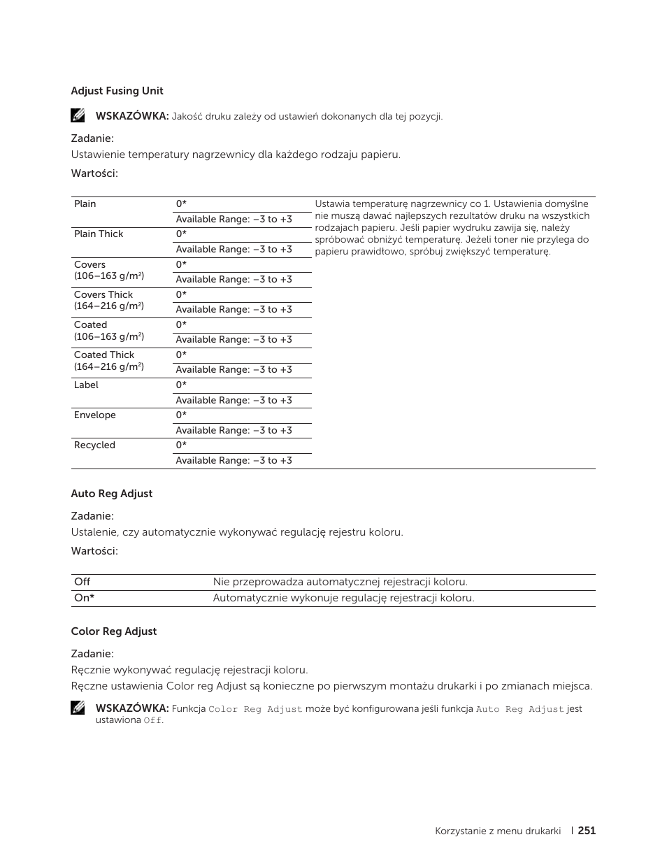 Dell C2665dnf Color Laser Printer User Manual | Page 251 / 564